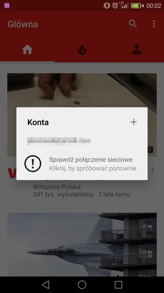 sprawdź połączenie sieciowe problem rozwiązany szybko android (1)