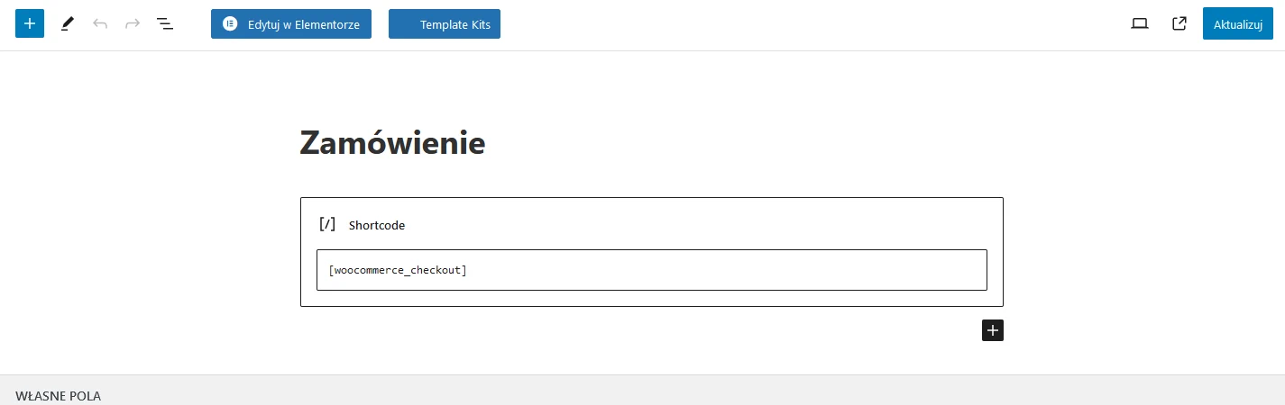 woocommerce edytor blokowy checkout zamowienie błąd infoblogerka