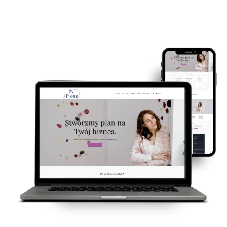 strona internetowa dla biznesu online (pisanie biznesplanów) portfolio infoblogerka gabriela kurowska